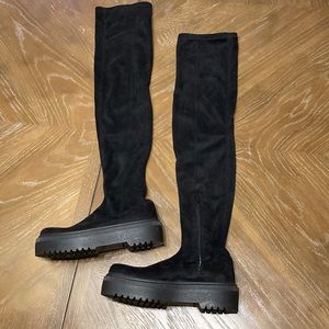 ASOS Thigh High Suede Boot Size 9